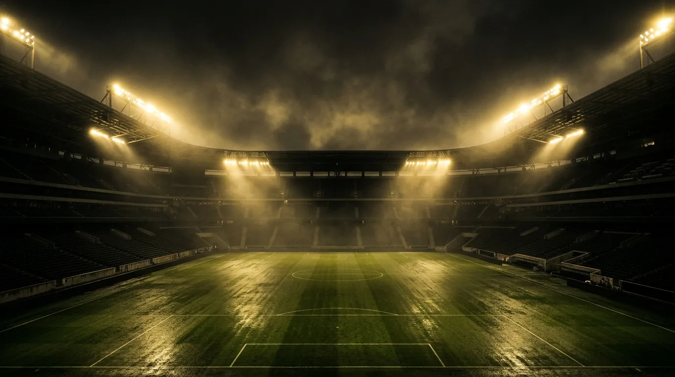 Stadion bei Nacht